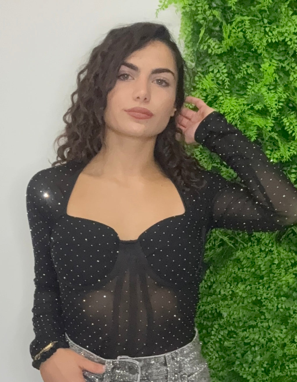 Body in Tulle Brillantinato