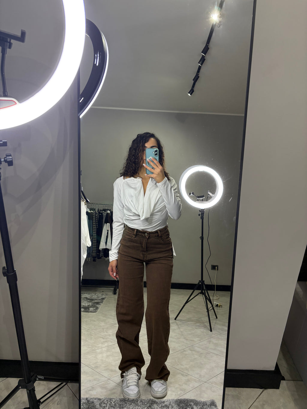 Jeans Dritti "Mocha Brown"