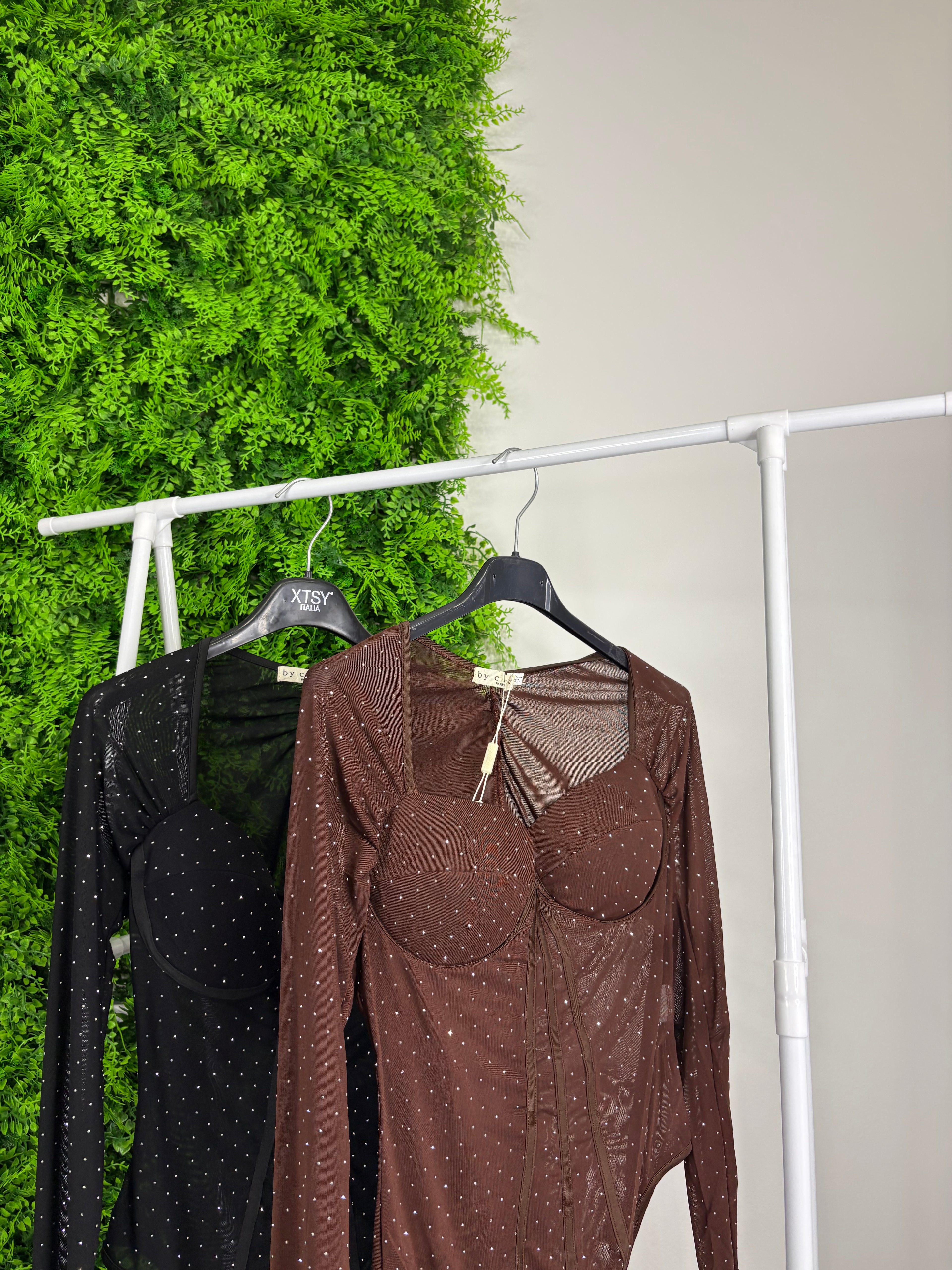 Body in Tulle Brillantinato