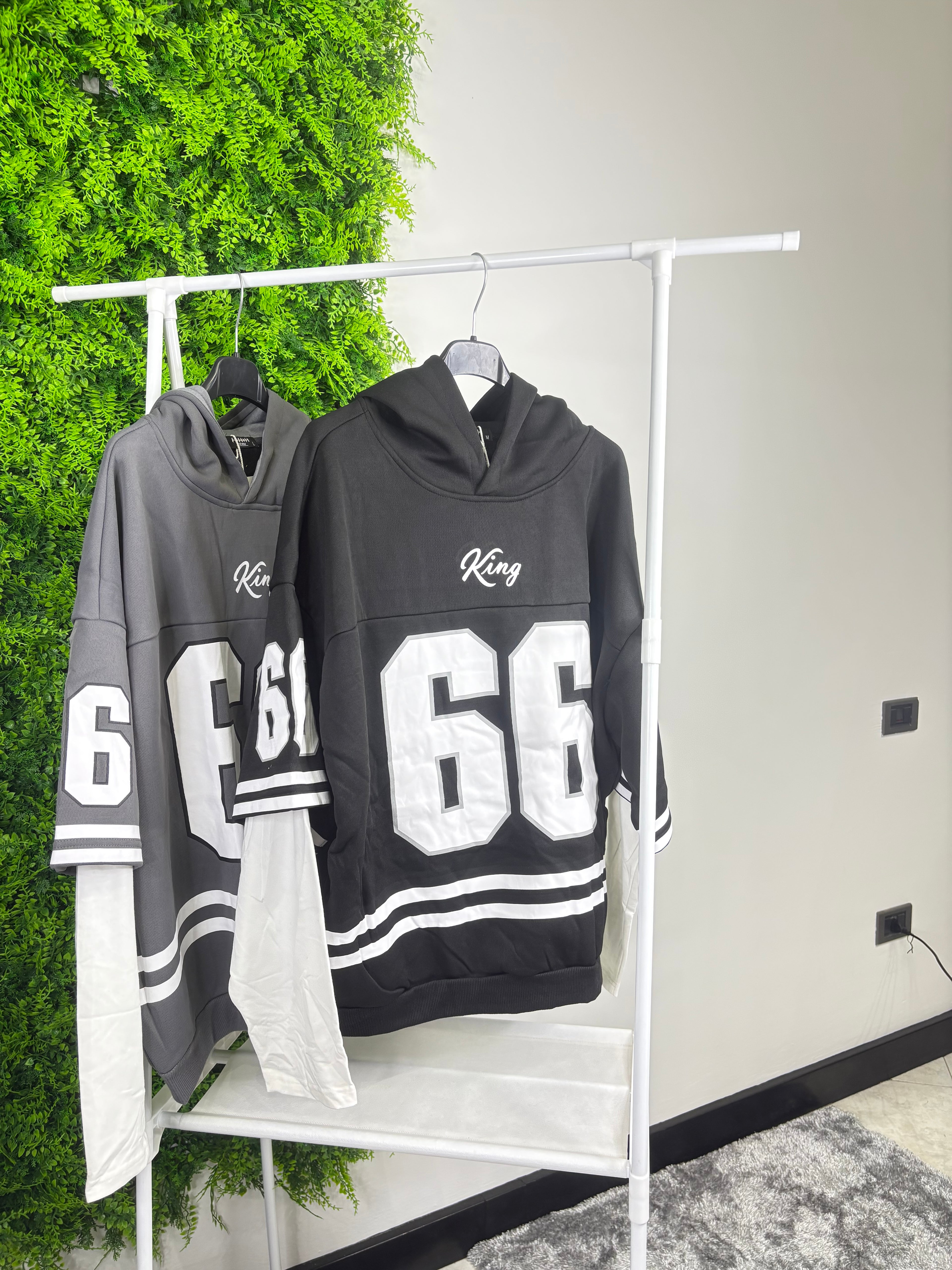 Felpa Oversize Con Grafica Homme Stile Varsity