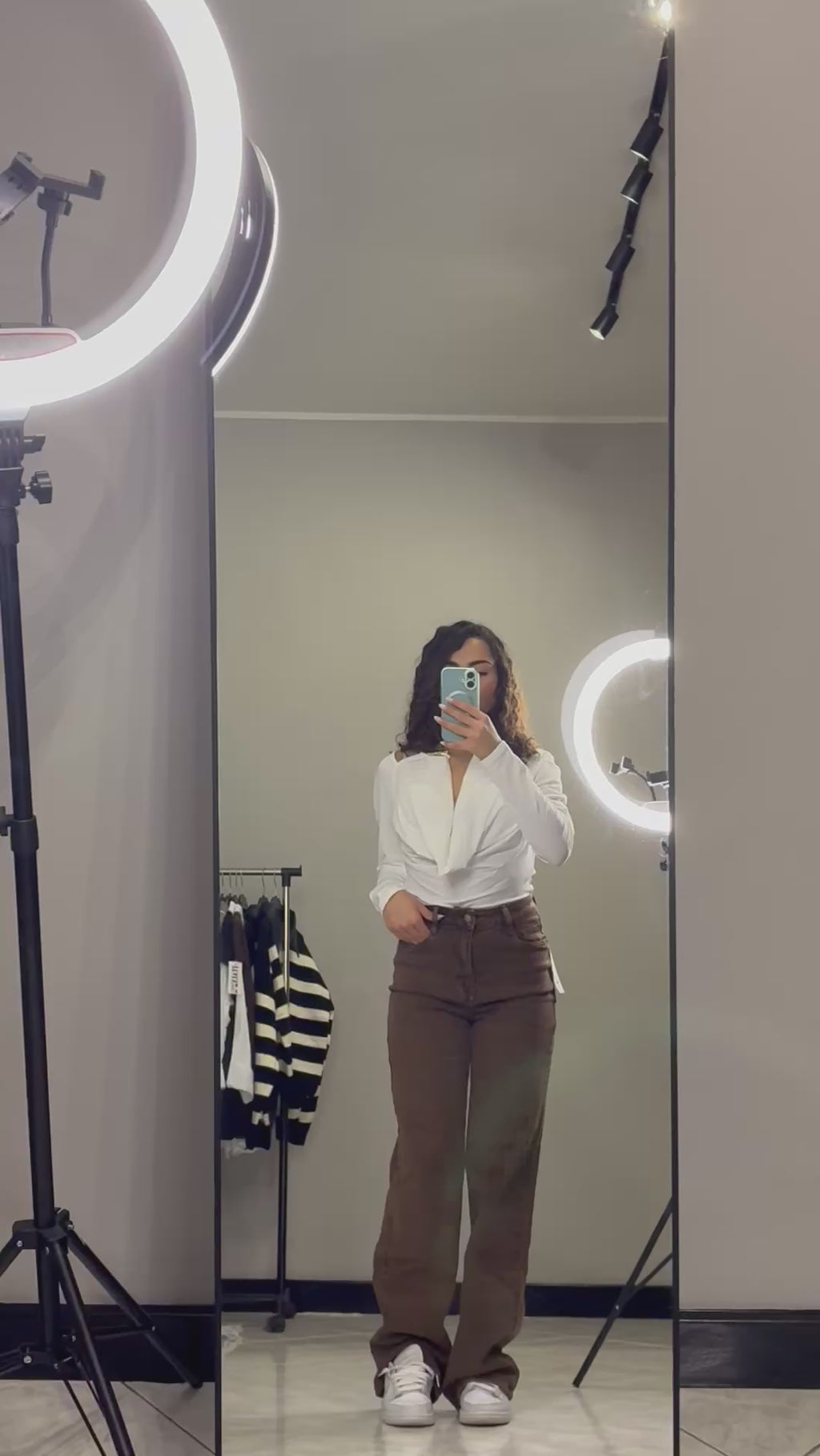 Jeans Dritti "Mocha Brown"